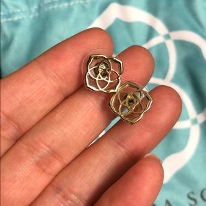 Kendra Scott Dira gold plated studs